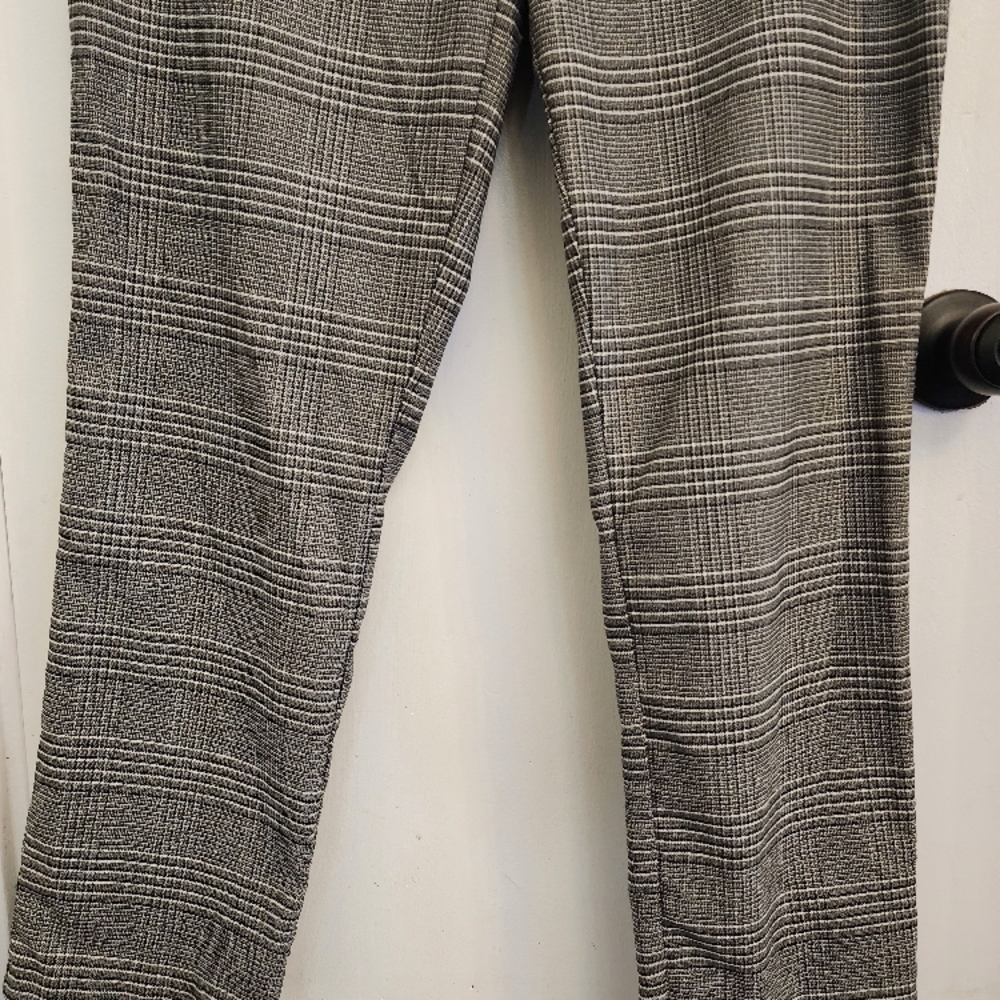 Maison D' Amelie Gray Plaid Pants Sparkle - Picture 12 of 13